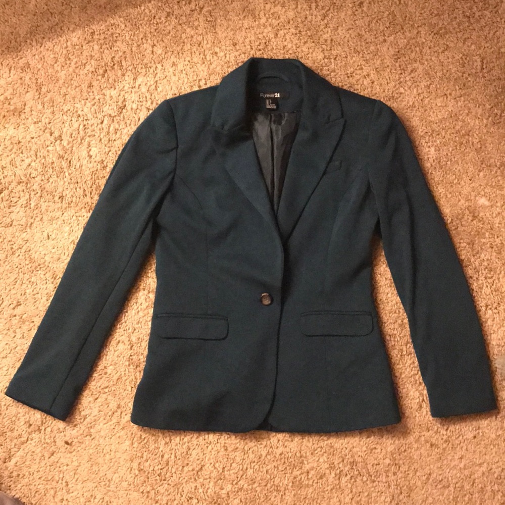 Forever 21 Emerald Green Blazer